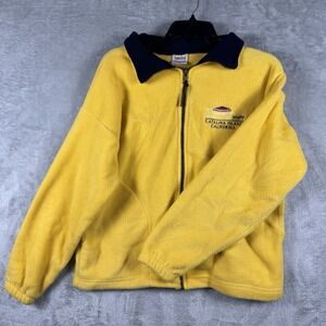 Vintage Tahoe Active Sportswear Yellow‎ Size Small Zip Up Jacket Catalina Island